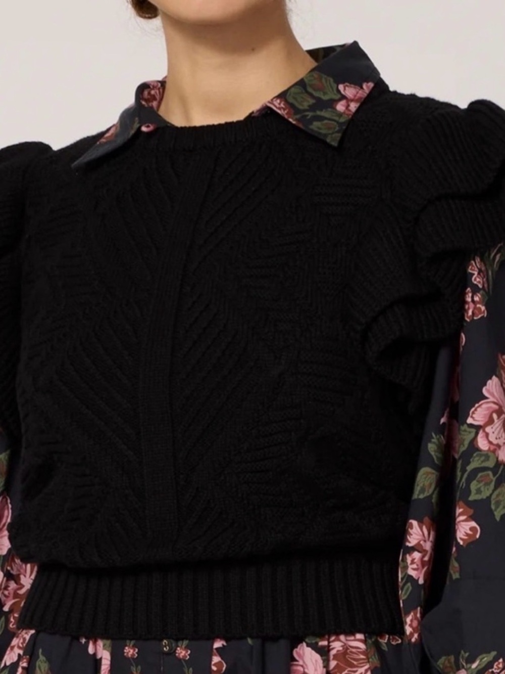 NEW CLEOBELLA fayth sweater vest in black